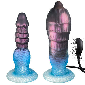 Fish Scale Texture Monster Inflatable Anal Plug