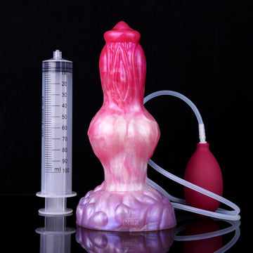 8 Inch Silicone Monster Dog Squirting Dildo