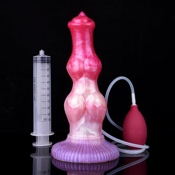 10 Inch Double Knot Dog Squirting Dildo