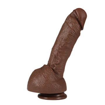 American Dildo Big 10 Inch Brown Realistic