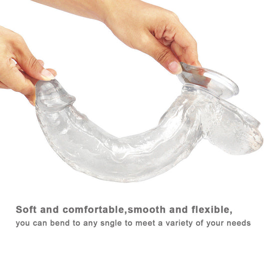 Crystal Jelly Big Long 12 Inch Dildo