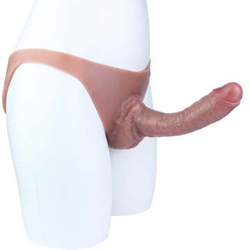 8 Inch Triangle Realistic Thick Dildo Pants