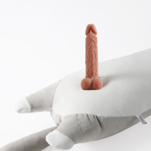 Pig Plush Pillow Hidden Thrust Dildo Machine