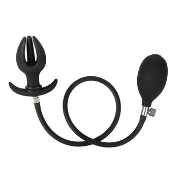 Silicone Soft Flower Bud Inflatable Butt Plug