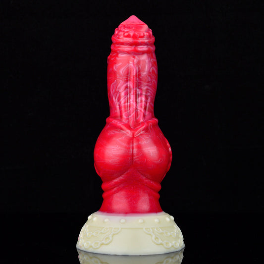 7 Inch Silicone Fantasy Red Dog Dildo
