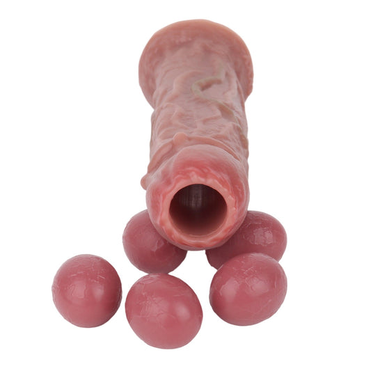 8 Inch Silicone Realistic Putter Ovipositor Dildo