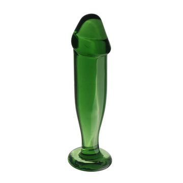 Glass Anal Dildo 5 Inch Smooth Simulated Penis