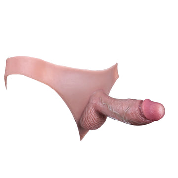 6 Inch Realistic Briefs Penis Sleeve Hollow Dildo Pants