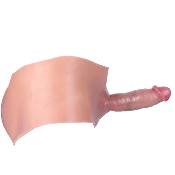 6 Inch Realistic Thick Penis Sleeve Hollow Dildo Pants