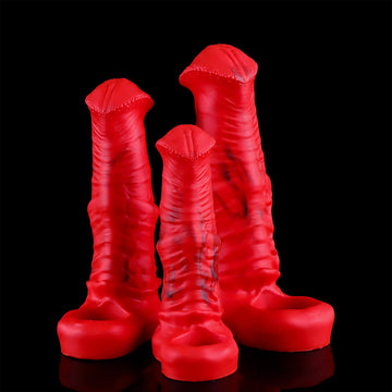 BDSM Toy Red Horse Cock Sleeve