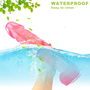 12 Inch Huge Jelly Silicone Pink Dildo