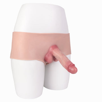 Realistic Male Cock Hollow Dildo Underwear