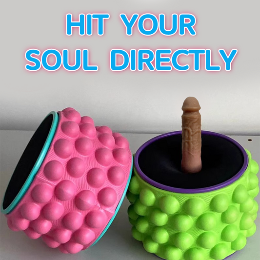 Yoga Wheel Massage Dildo Sex Machine