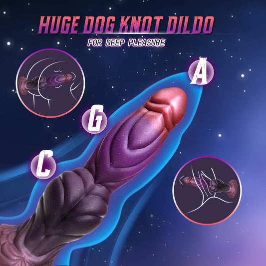 9 Inch Fantasy Silicone Alien Dog Dildo