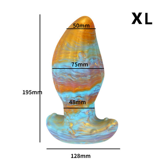 Color P-spot Stimulation Huge Butt Plug