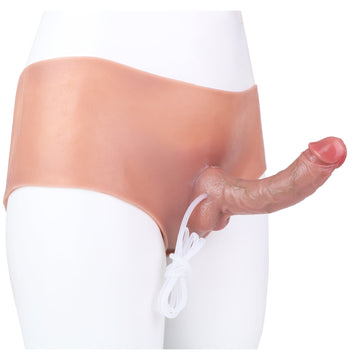 6 Inch Silicone Ejaculating Dildo Pants