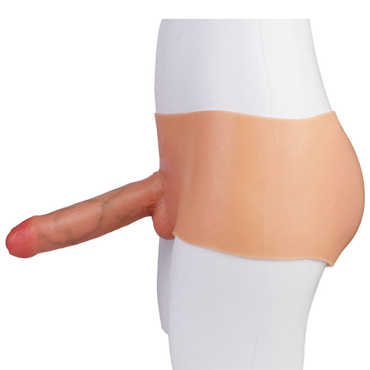 Wearable 8.6 Inch Realistic Uncircumcised Dildo Pants