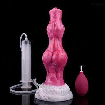 8 Inch Fantasy Double Knot Squirting Dildo
