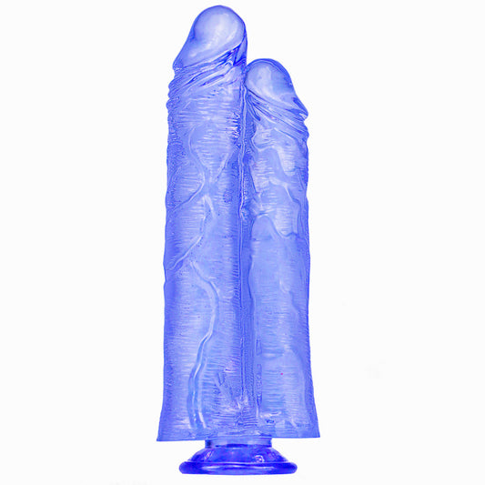 10 Inch Large Jelly Double Penetration Dildo