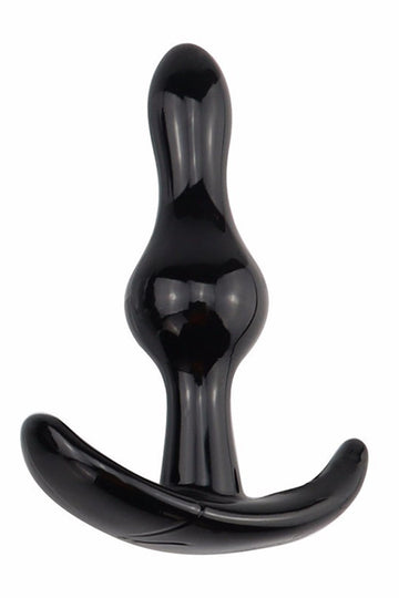 Black Smooth TPE Butt Plug