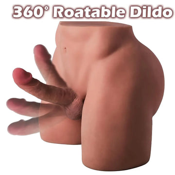 7 Inch Dildo Doll Hip Male Sex Torso