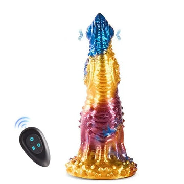 Bumpy Dildo Remote Control Vibrating Monster Dildo