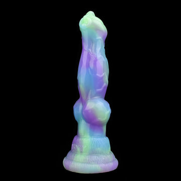 7 Inch Knot Glow In The Dark Dog Dildo