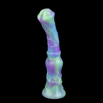 9 Inch Knot Glow In The Dark Horse Dildo