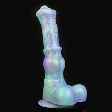 9 Inch Silicone Glow In The Dark Horse Dildo
