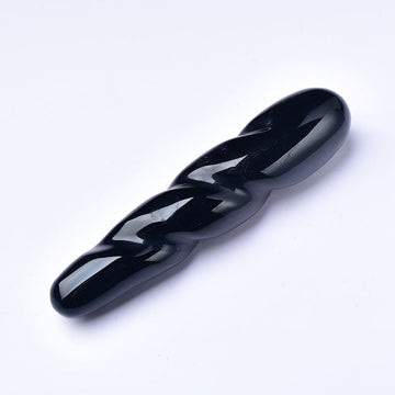 Obsidian Concave and convex massage stick