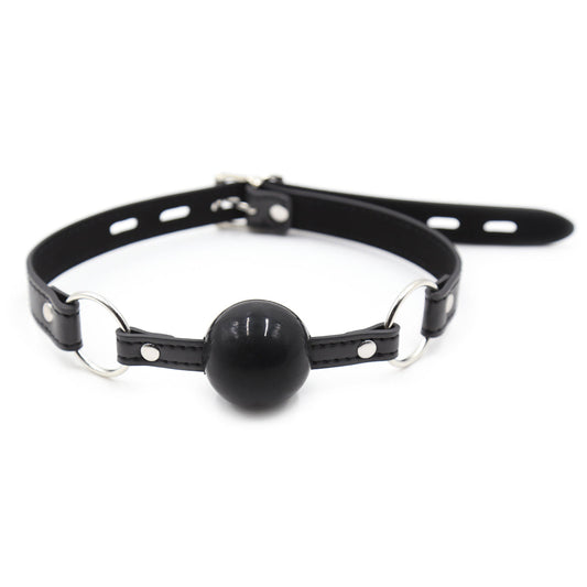 Small Leather Lock Fantasy BDSM Gag