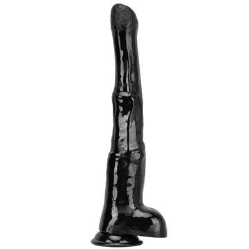 18 Inch Black Extra Long Horse Dildo