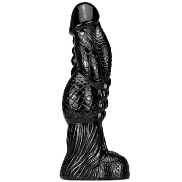 14 Inch Long Huge Black Dragon Dildo