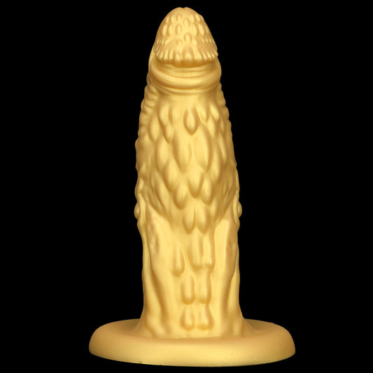 13 Inch Silicone Gold Giant Dragon Dildo