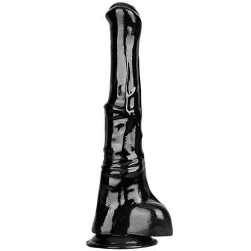 16 Inch Realistic Black Huge Horse Dildo