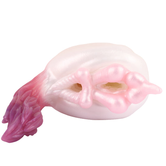 Fantasy Double Channel Silicone Horse Masturbator