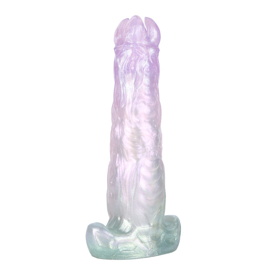 9 Inch Long Clear Silicone Ovipositor Dildo