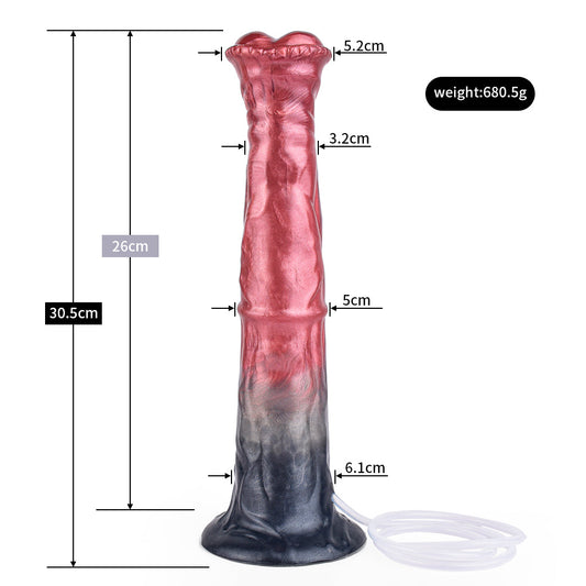 12 Inch Long Fantasy Horse Ejaculating Dildo