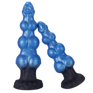3 Knot Dog Dildo Alien Silicone Toys