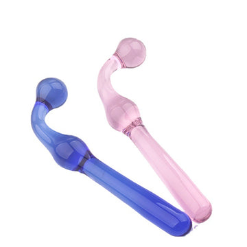 Curved G-spot Double Headed Glass Dildo