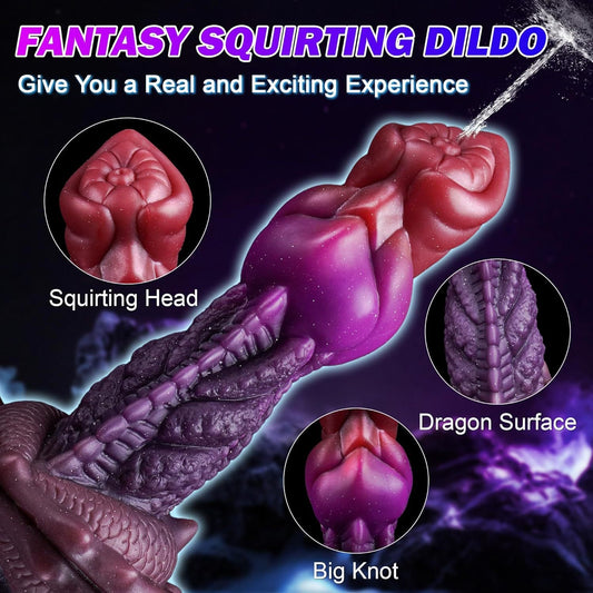 7 Inch Fantasy Squirting Dragon Dildo