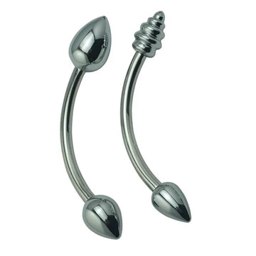 Stainless Steel Double Head Anal Metal Dildo