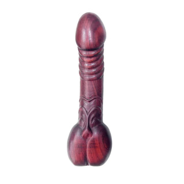 Wooden Dildo G Spot Massage Adult Sex Toy