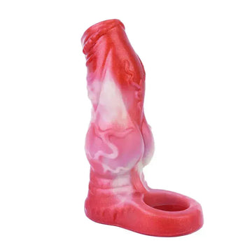 Soft Silicone Dog Knot Penis Extender Sleeve