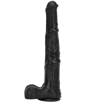 14 Inch Long Black Horse Dildo