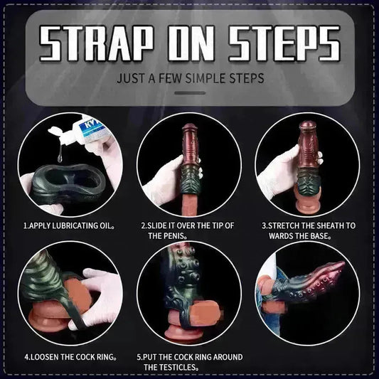 Wolf Knot Silicone Penis Extension Sleeve