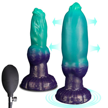 Fantasy Monster Dog Knot Inflatable Dildo