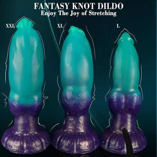 Fantasy Monster Dog Knot Inflatable Dildo