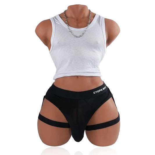 33.7LB Realistic 6 Inch Male Sex Torso Dildo