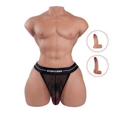 Realistic Big Headless Male Sex Torso Dildo